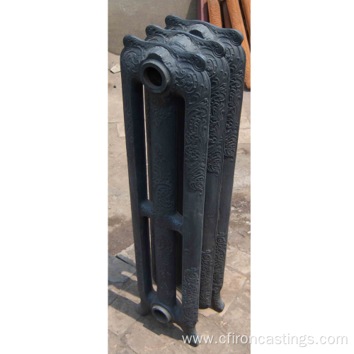 Antique ornate cast iron radiator